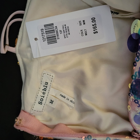 NWT Sequin color changing dress Medium - Picture 3 of 5